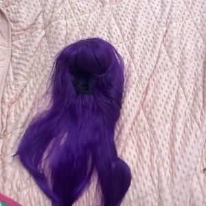 Purple cosplay wig